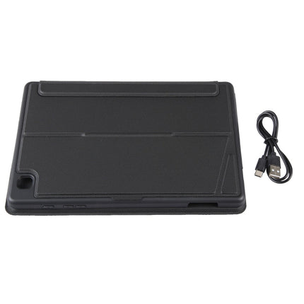 T610B-AS Pivot Backlight Upper Pen Tray Bluetooth Keyboard Leather Case For Samsung Galaxy Tab S6 Lite 10.4 P610/615