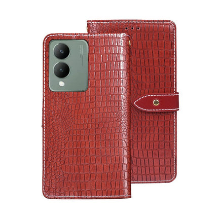 idewei Crocodile Texture Leather Phone Case
