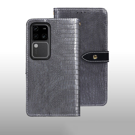 idewei Crocodile Texture Leather Phone Case