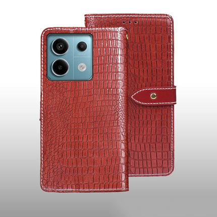 idewei Crocodile Texture Leather Phone Case