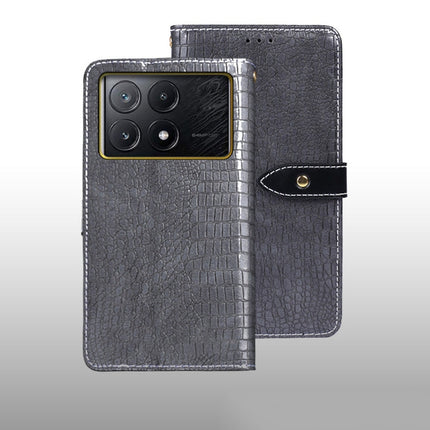 idewei Crocodile Texture Leather Phone Case