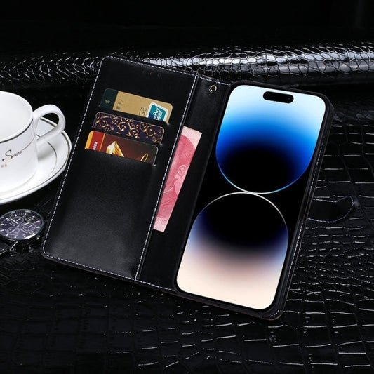 idewei Crocodile Texture Leather Phone Case