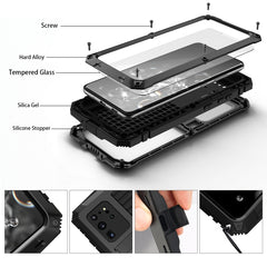 R-JUST Waterproof Shockproof Dustproof Metal + Silicone Protective Case, For Samsung Galaxy S20 Plus, For Samsung Galaxy S20 Ultra