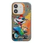 For iPhone 12 / Motorcycle Dog