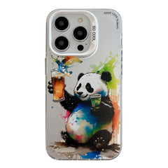 Animal Pattern Oil Painting Series PC + TPU Phone Case