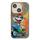 For iPhone 14 / Motorcycle Dog