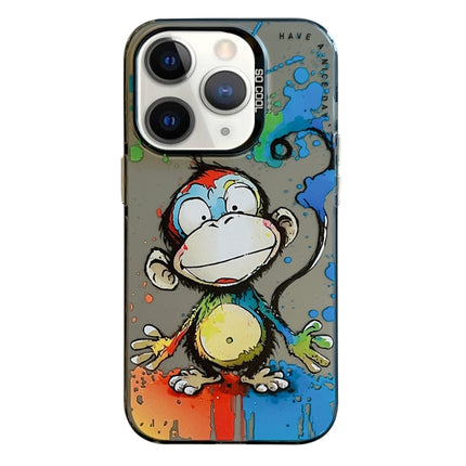 Animal Pattern Oil Painting Series PC + TPU Phone Case, For iPhone 11 Pro Max