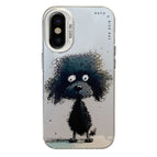 For iPhone X / XS / Black Dog