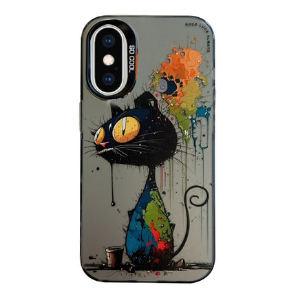 Animal Pattern Oil Painting Series PC + TPU Phone Case