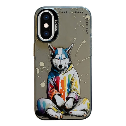Animal Pattern Oil Painting Series PC + TPU Phone Case
