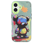 For iPhone 16 Plus / Colorful Bear