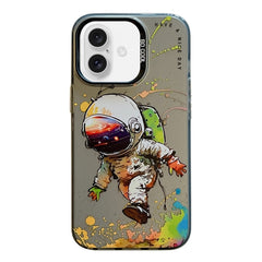 Animal Pattern Oil Painting Series PC + TPU Phone Case, For iPhone 16