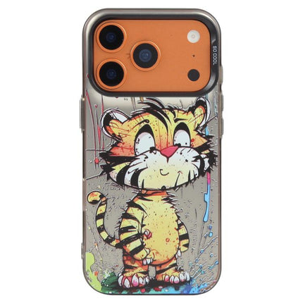 Animal Pattern Oil Painting Series PC + TPU Phone Case, For iPhone 17 Pro Max