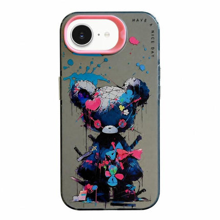 Animal Pattern Oil Painting Series PC + TPU Phone Case, For iPhone 17 Pro