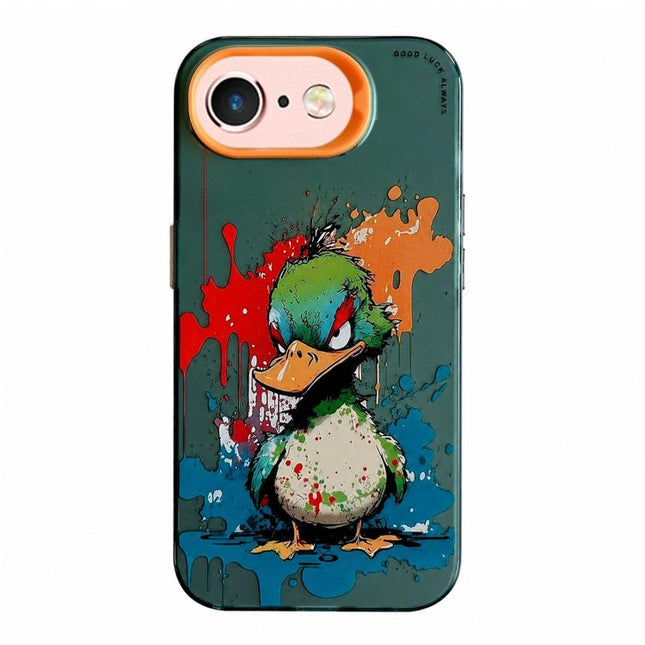 Animal Pattern Oil Painting Series PC + TPU Phone Case, For iPhone 6s Plus / 6 Plus