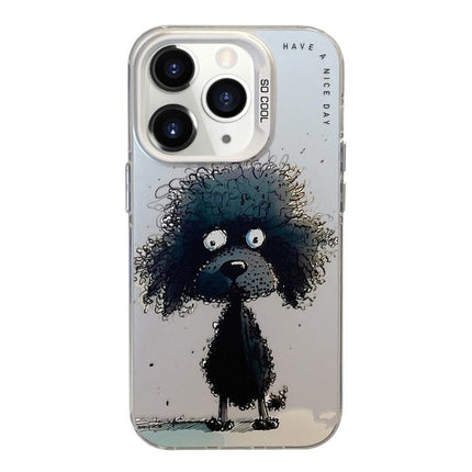 Animal Pattern Oil Painting Series PC + TPU Phone Case, For iPhone 11 Pro