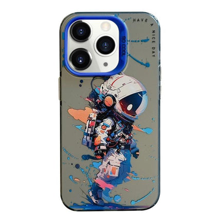 Animal Pattern Oil Painting Series PC + TPU Phone Case, For iPhone 11 Pro