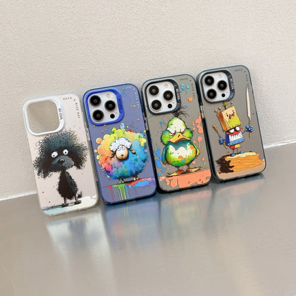 Animal Pattern Oil Painting Series PC + TPU Phone Case, For iPhone 7 Plus / 8 Plus
