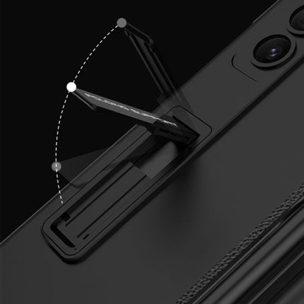 GKK Full Coverage Magnetic Fold Hinge Phone Case with Pen Slots, For Samsung Galaxy Z Fold5