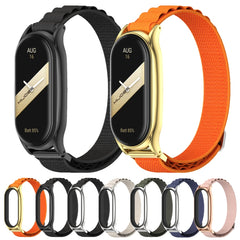 Mijobs Plus Case Nylon Breathable Watch Band, For Xiaomi Mi Band 8