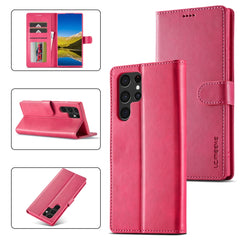 LC.IMEEKE Calf Texture Leather Phone Case, For Samsung Galaxy A35 5G, For Samsung Galaxy S24 Ultra 5G, For Samsung Galaxy S24+ 5G, For Samsung Galaxy S24 5G