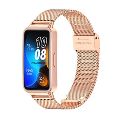 Mijobs Milan Buckle Stainless Steel Watch Band, For Huawei Band 8 / 9 / 10