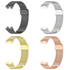 Mijobs Milan Buckle Stainless Steel Watch Band, For Huawei Band 8 / 9 / 10