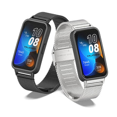 Mijobs Milan Buckle Stainless Steel Watch Band, For Huawei Band 8 / 9 / 10