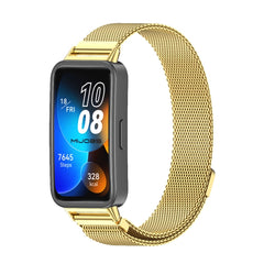 Mijobs Milan Magnetic Stainless Steel Watch Band, For Huawei Band 8 / 9 / 10