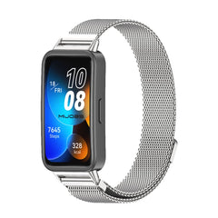 Mijobs Milan Magnetic Stainless Steel Watch Band, For Huawei Band 8 / 9 / 10