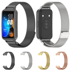 Mijobs Milan Magnetic Stainless Steel Watch Band, For Huawei Band 8 / 9 / 10