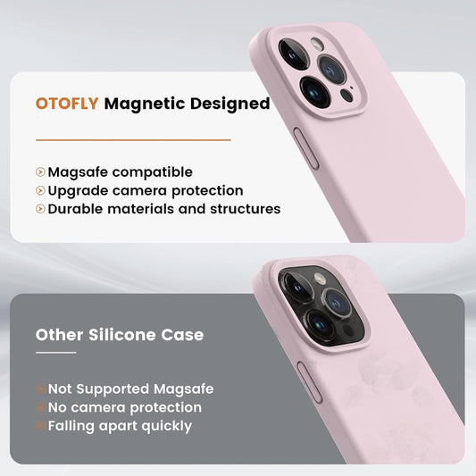 LK MagSafe Magnetic Silicone Phone Case, For iPhone 14 Plus, For iPhone 14, For iPhone 14 Pro, For iPhone 14 Pro Max