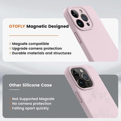 LK MagSafe Magnetic Silicone Phone Case, For iPhone 14, For iPhone 14 Pro, For iPhone 14 Pro Max, For iPhone 13 Pro Max, For iPhone 13 Pro