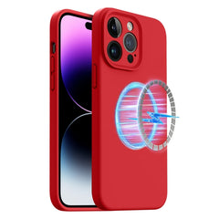 LK MagSafe Magnetic Silicone Phone Case, For iPhone 14 Plus, For iPhone 14, For iPhone 14 Pro, For iPhone 14 Pro Max