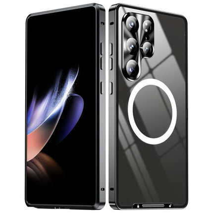 MagSafe Magnetic Frosted Metal Phone Case, For Samsung Galaxy S26 Ultra 5G, For Samsung Galaxy S25 5G, For Samsung Galaxy S25+ 5G, For Samsung Galaxy S25 Ultra 5G, For Samsung Galaxy S24 FE 5G