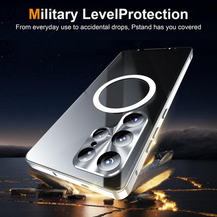 MagSafe Magnetic Frosted Metal Phone Case, For Samsung Galaxy S26 Ultra 5G, For Samsung Galaxy S25 5G, For Samsung Galaxy S25+ 5G, For Samsung Galaxy S25 Ultra 5G, For Samsung Galaxy S24 FE 5G