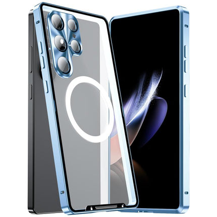 MagSafe Magnetic Frosted Metal Phone Case, For Samsung Galaxy S26 Ultra 5G, For Samsung Galaxy S25 5G, For Samsung Galaxy S25+ 5G, For Samsung Galaxy S25 Ultra 5G, For Samsung Galaxy S24 FE 5G