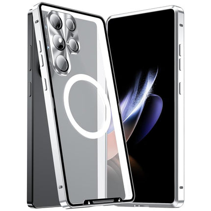 MagSafe Magnetic Frosted Metal Phone Case, For Samsung Galaxy S26 Ultra 5G, For Samsung Galaxy S25 5G, For Samsung Galaxy S25+ 5G, For Samsung Galaxy S25 Ultra 5G, For Samsung Galaxy S24 FE 5G