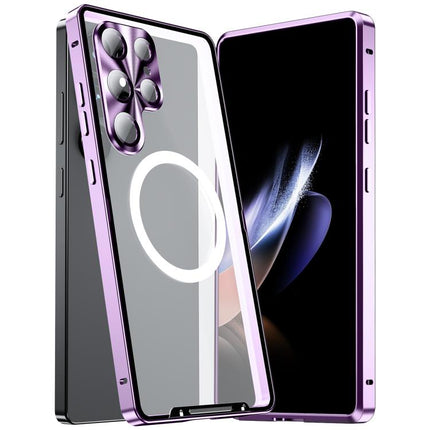 MagSafe Magnetic Frosted Metal Phone Case, For Samsung Galaxy S26 Ultra 5G, For Samsung Galaxy S25 5G, For Samsung Galaxy S25+ 5G, For Samsung Galaxy S25 Ultra 5G, For Samsung Galaxy S24 FE 5G