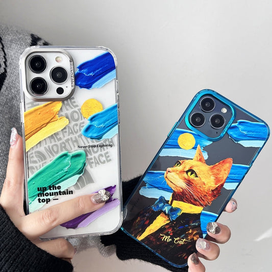 Oil Painting Pattern PC Phone Case, For iPhone 14, For iPhone 14 Pro, For iPhone 14 Pro Max, For iPhone 13 Pro Max, For iPhone 13 Pro, For iPhone 13, For iPhone 12, For iPhone 12 Pro Max, For iPhone 12 Pro, For iPhone 11