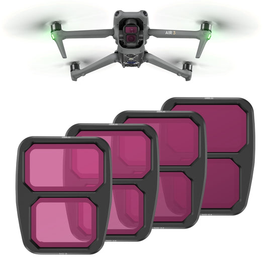 STARTRC Drone Lens Filter, For DJI Air 3 4 in 1 ND8/16/32/64, For DJI Air 3 Star, For DJI Air 3 NIGHT, For DJI Air 3 6 in 1 ND8/16/32/64 UV CPL, For DJI Air 3 CPL