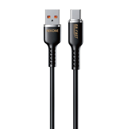WK WDC-09a 6A USB to USB-C/Type-C Silicone Data Cable, Length: 1.2m, WDC-09a