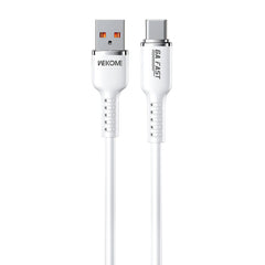 WK WDC-09a 6A USB to USB-C/Type-C Silicone Data Cable, Length: 1.2m, WDC-09a