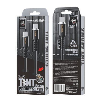 WK WDC-11 100W USB-C/Type-C to USB-C/Type-C Silicone Data Cable, Length: 1.2m, WDC-11