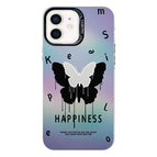 For iPhone 12 / Black Butterfly