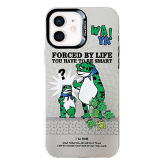Electroplated Silver Series PC Protective Phone Case, For iPhone 12