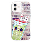 For iPhone 12 / Green Milk Tea