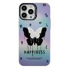For iPhone 12 Pro / Black Butterfly