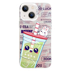 For iPhone 13 / Green Milk Tea