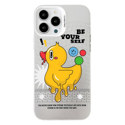 Electroplated Silver Series PC Protective Phone Case, For iPhone 14 Pro Max